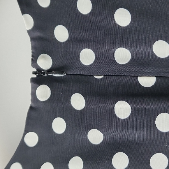Vintage Mondi Polka Dot Fitted Dress - Picture 9 of 9